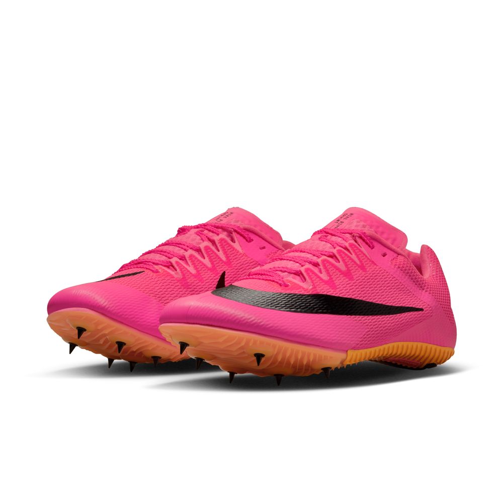 Orange and on sale black track spikes