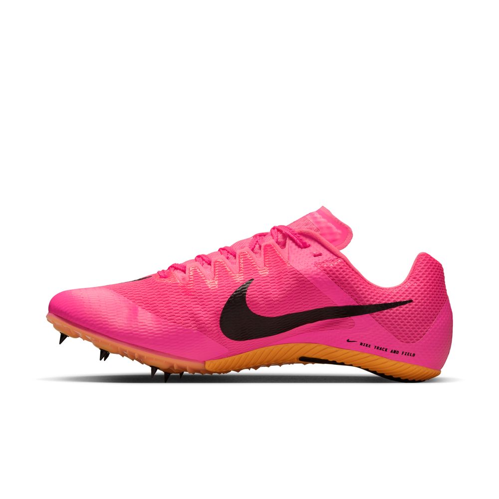 Nike Zoom Rival Sprint Running Spikes Hyper Pink / Laser Orange / Black - achilles heel