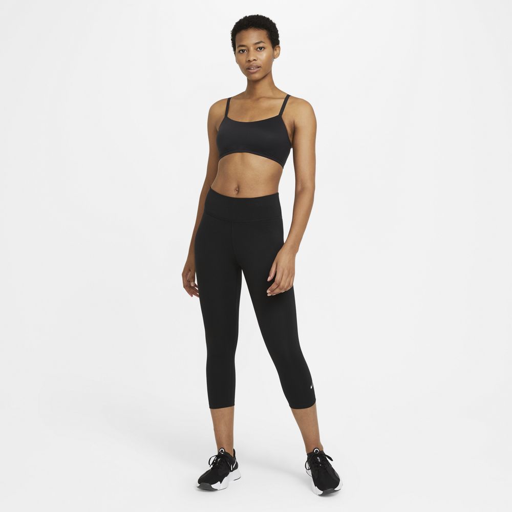 Nike Women's One Capri Tight Black / White - Achilles Heel