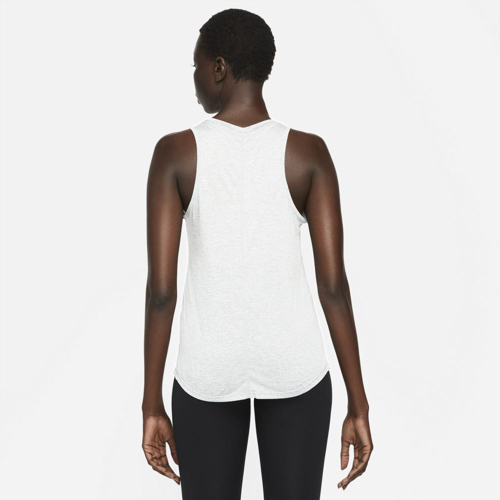 Nike Women's Dri-FIT One Tank White / Black - achilles heel