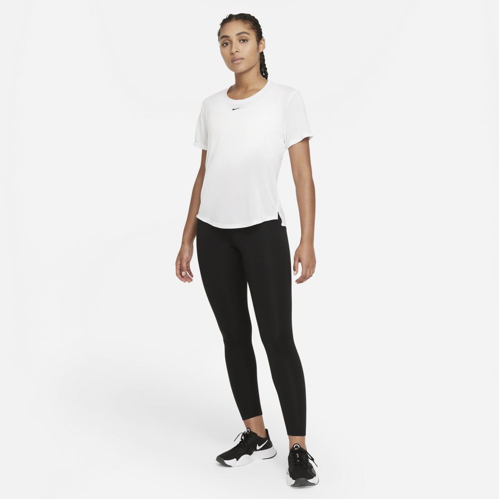 Nike Women's Dri-FIT One Tee White / Black - Achilles Heel