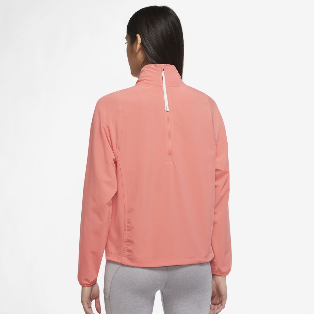 Nike Women's Dri-FIT Air Jacket Magic Ember / Reflective Silver - achilles heel