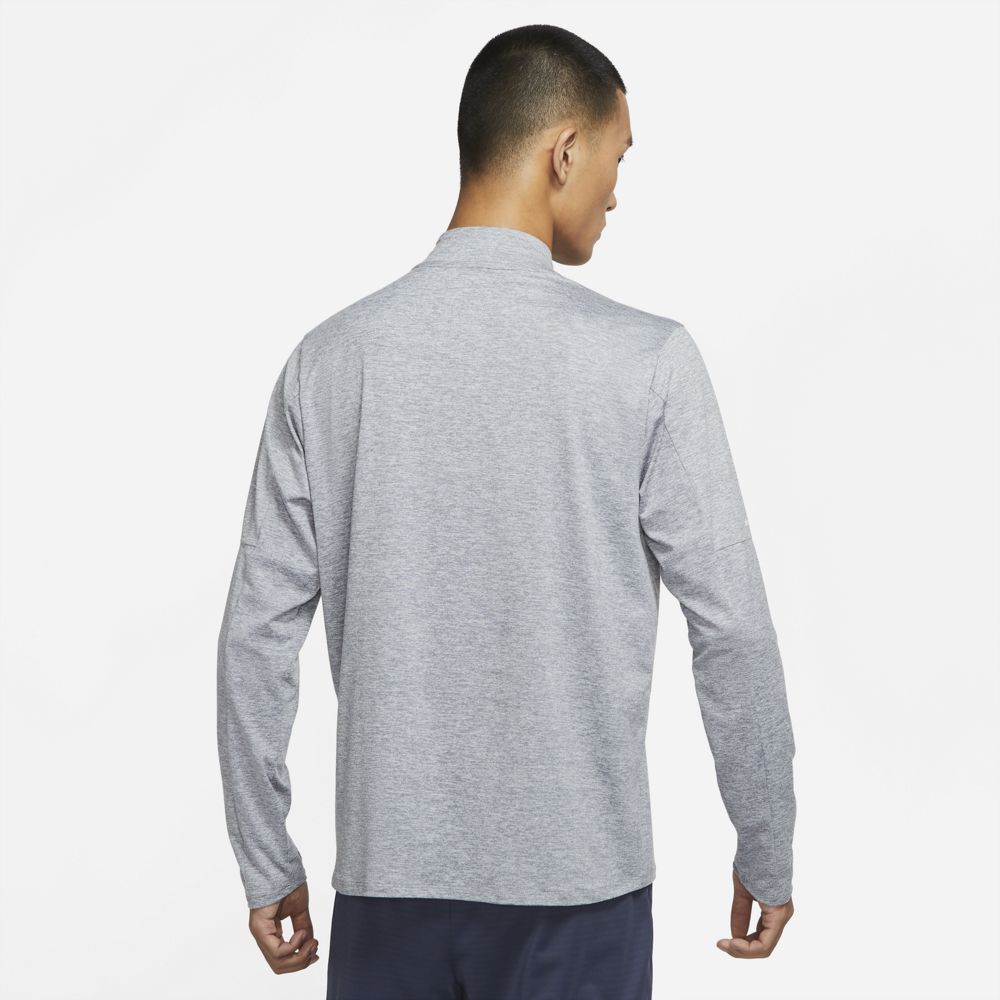 Nike Men's Dri-FIT Element Top Smoke Grey / Grey Fog / Heather - achilles heel