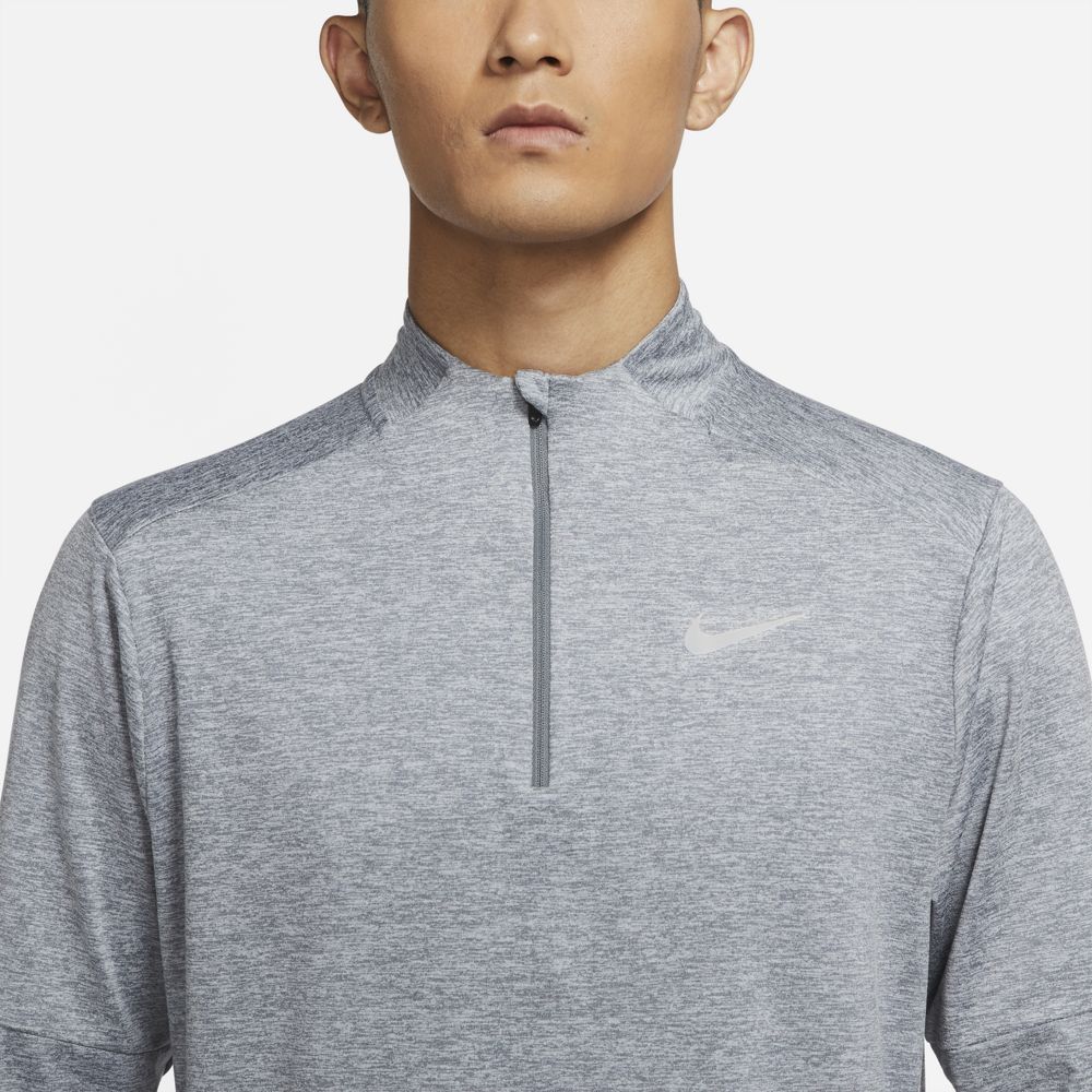 Nike Men's Dri-FIT Element Top Smoke Grey / Grey Fog / Heather - achilles heel