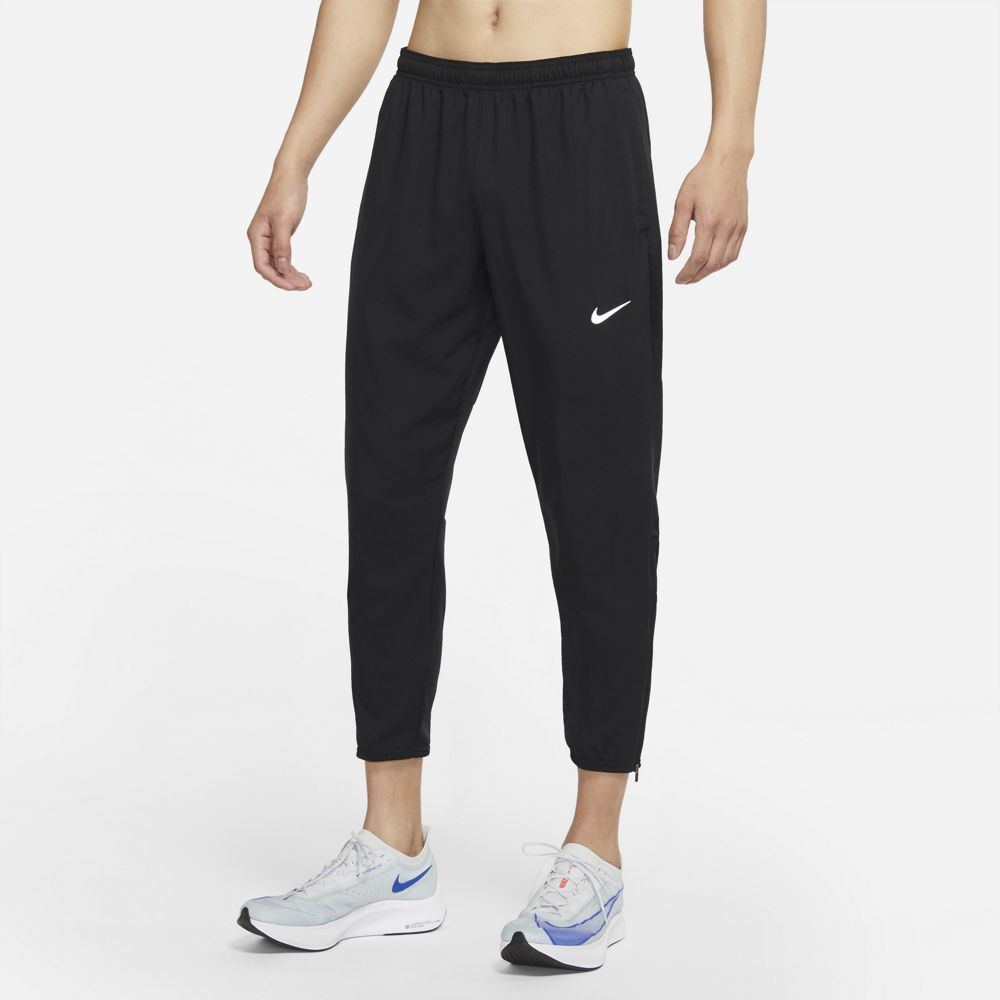 Nike Men's Dri-FIT Challenger Woven Pant Black / Reflective Silver |  Achilles Heel