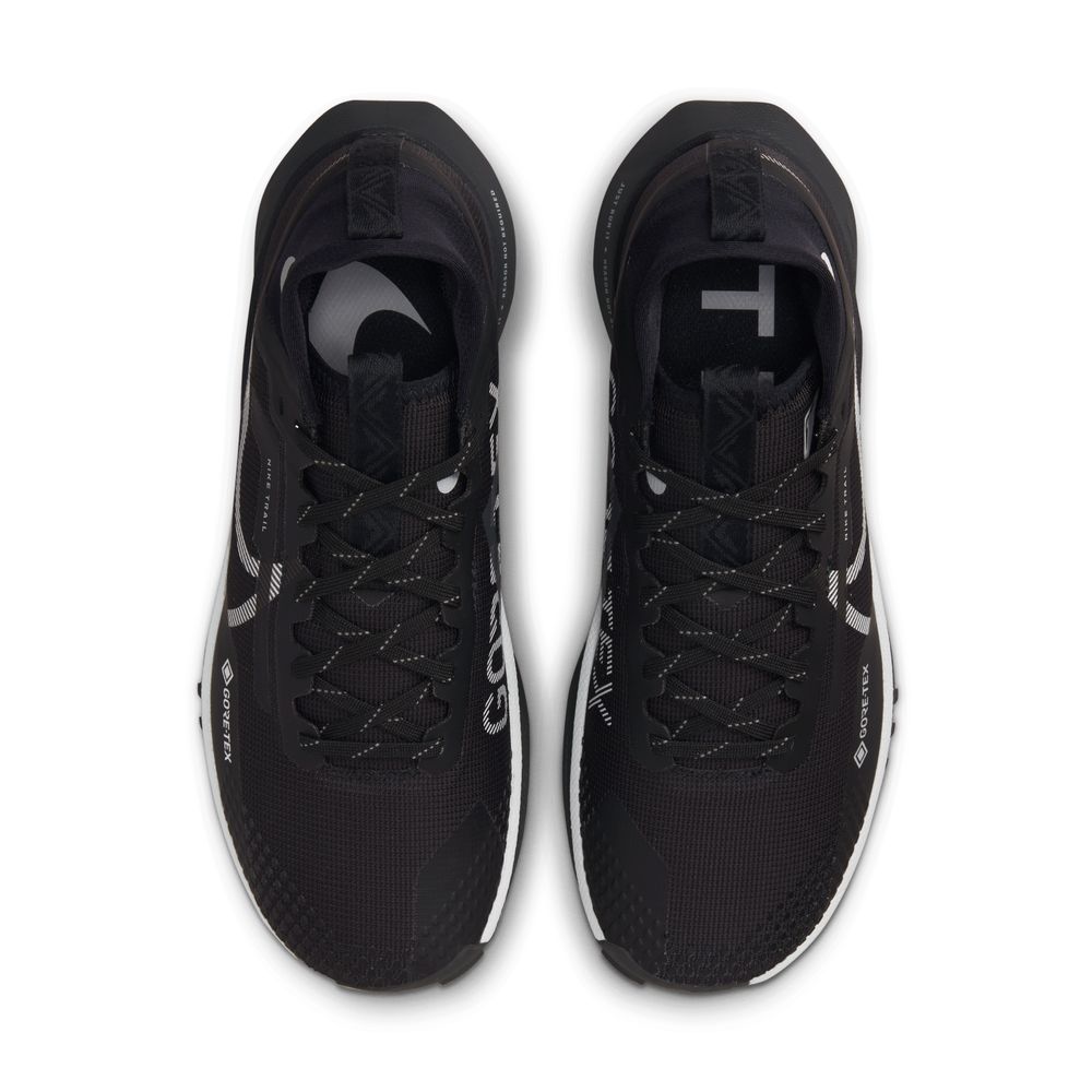 Nike Women's Pegasus Trail 4 GORE-TEX Trail Running Shoes Black / Wolf Grey / Reflective Silver - achilles heel