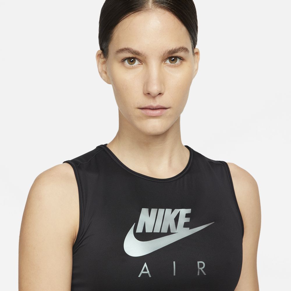 Nike Women's Air Dri-FIT Swoosh Sports Bra Black / Black – Achilles Heel