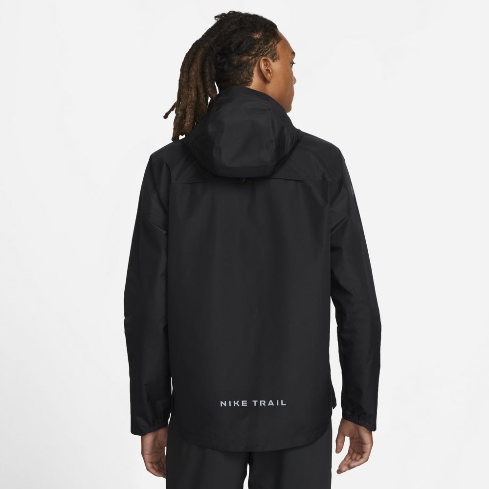 Nike Men's GORE-TEX Infinium Trail Jacket Black / Dark Smoke Grey - achilles heel