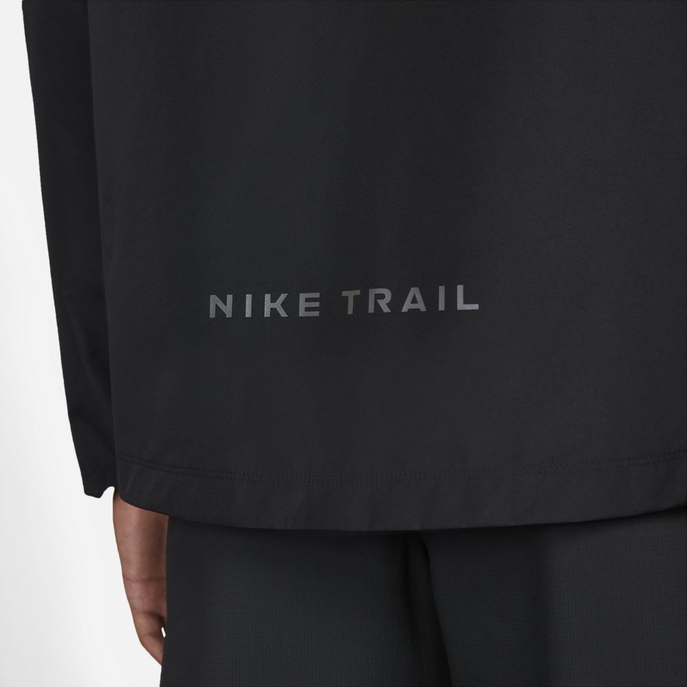Nike Men's GORE-TEX Infinium Trail Jacket Black / Dark Smoke Grey - achilles heel