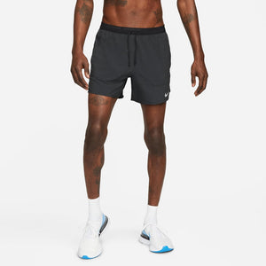 Nike Men's Dri-FIT Stride 5 Inch Shorts Black / Black - achilles heel