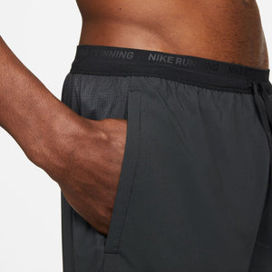Nike Men's Dri-FIT Stride 5 Inch Shorts Black / Black - achilles heel