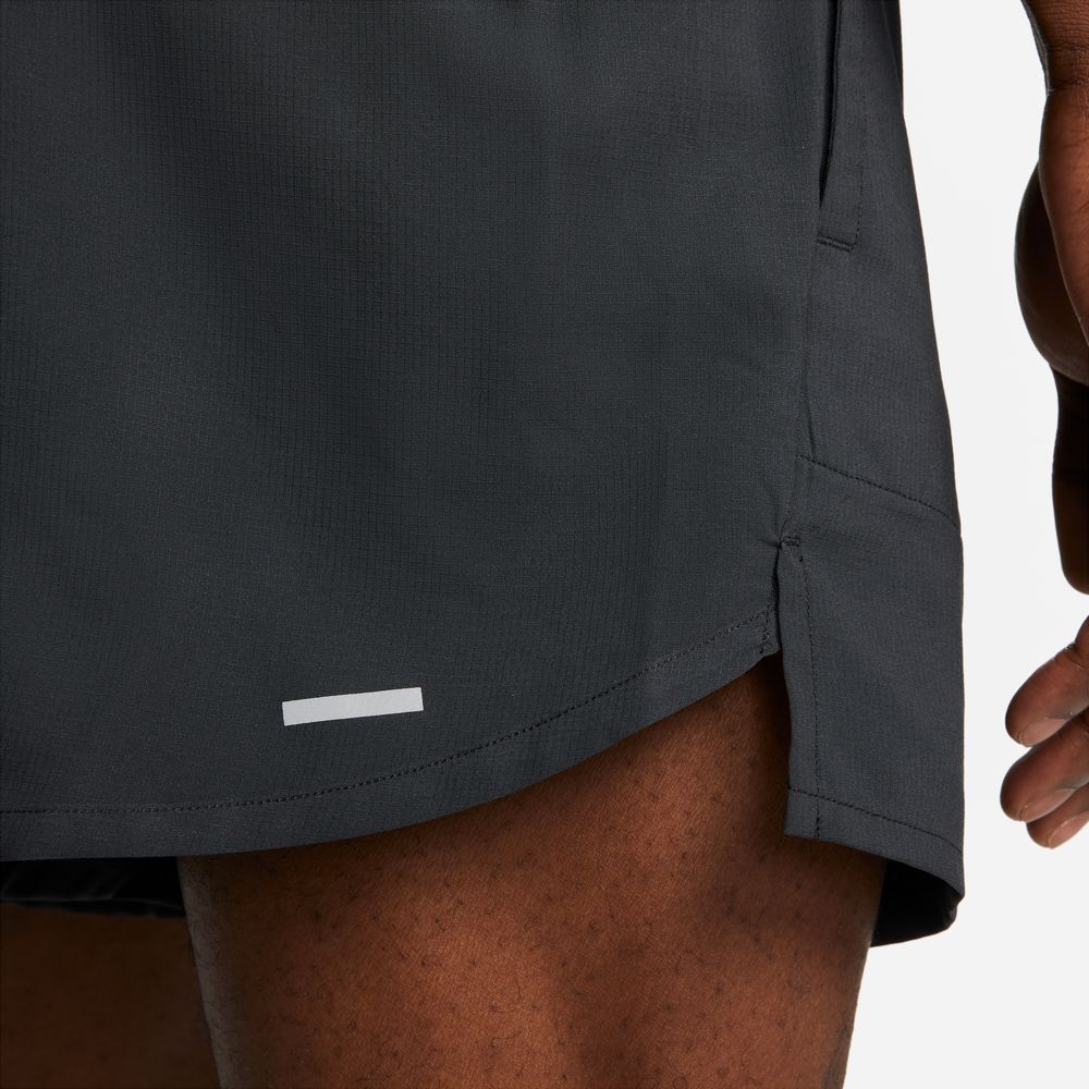 Nike Men's Dri-FIT Stride 5 Inch Shorts Black / Black - achilles heel