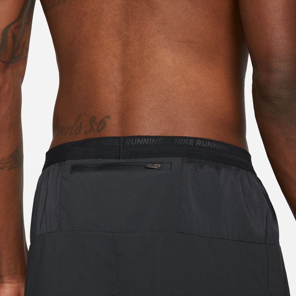 Nike Men's Dri-FIT Stride 5 Inch Shorts Black / Black - achilles heel