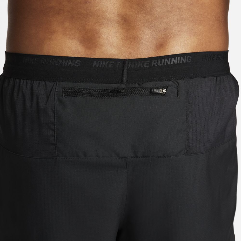 Nike Men's Dri-FIT Stride 2 In 1 7 Inch Shorts Black / Black / Black - achilles heel