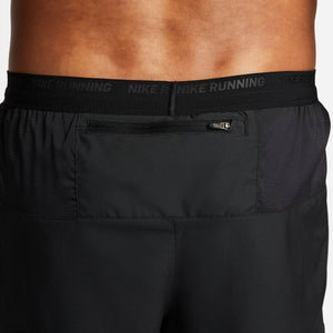 Nike Men's Dri-FIT Stride 2 In 1 7 Inch Shorts Black / Black / Black - achilles heel