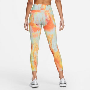 Nike Women's Dri-FIT Epic Luxe Mid-Rise 7/8 Tight Mint Foam / Doll - achilles heel