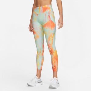 Nike Women's Dri-FIT Epic Luxe Mid-Rise 7/8 Tight Mint Foam / Doll - achilles heel