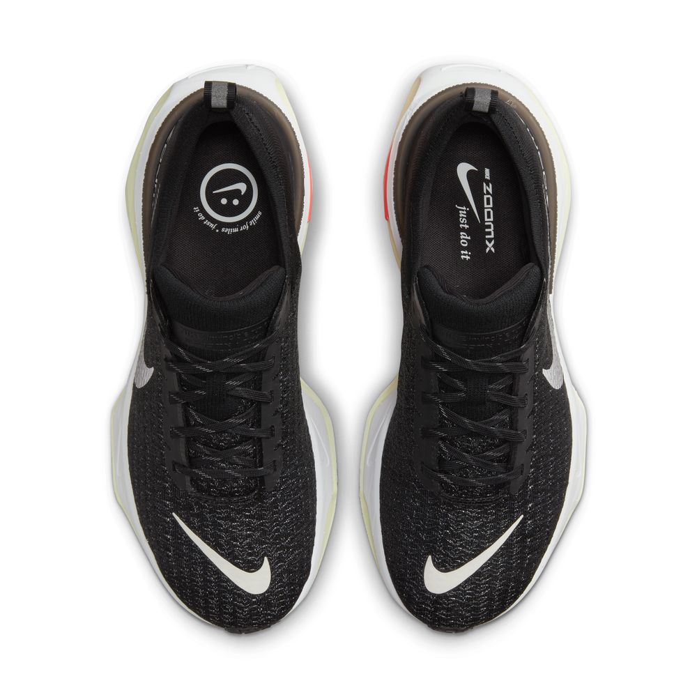 Nike Men's Invincible Run Flyknit 3 Running Shoes Black / White - achilles heel