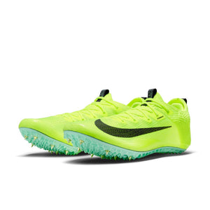 Nike Zoom Superfly Elite 2 Running Spikes Volt / Cave Purple / Mint Foam - achilles heel