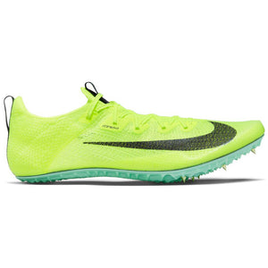Nike Zoom Superfly Elite 2 Running Spikes Volt / Cave Purple / Mint Foam - achilles heel