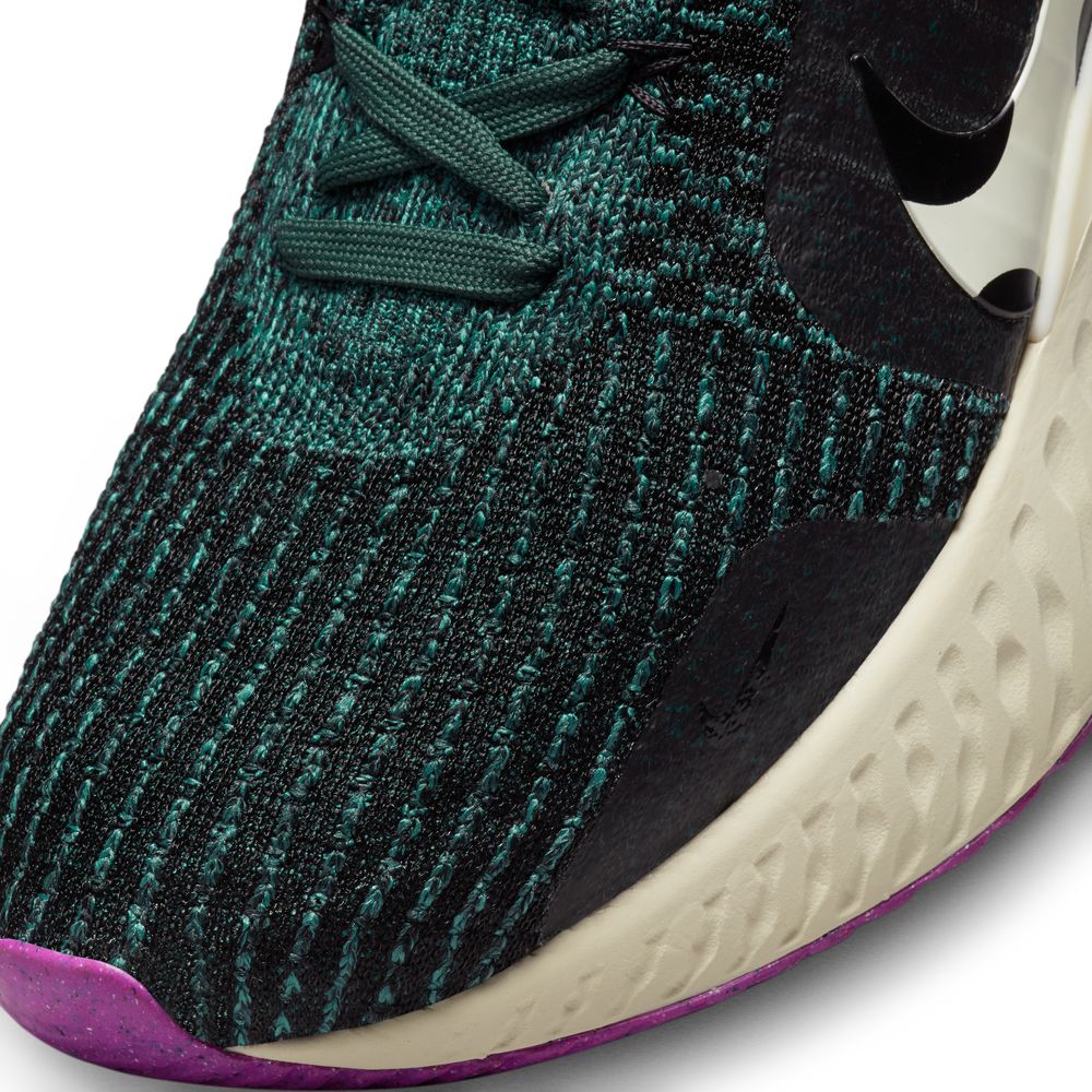 Nike Men's React Infinity Run Flyknit 3 Running Shoes Mineral Teal / Black / Faded Spruce - achilles heel