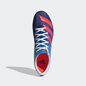 adidas Distancestar Running Spikes Legacy Indigo / Turbo / Blue Rush - achilles heel