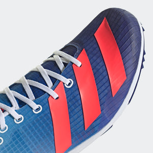 adidas Distancestar Running Spikes Legacy Indigo / Turbo / Blue Rush - achilles heel