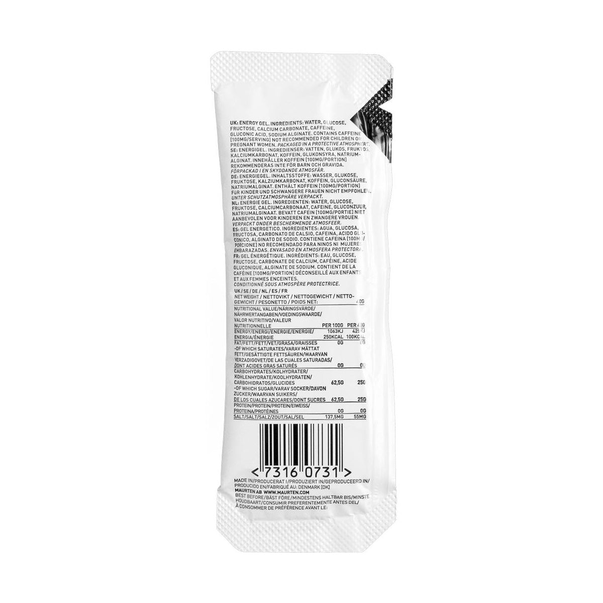 Gel 100 CAF 100 – Single Gel 40g - Achilles Heel