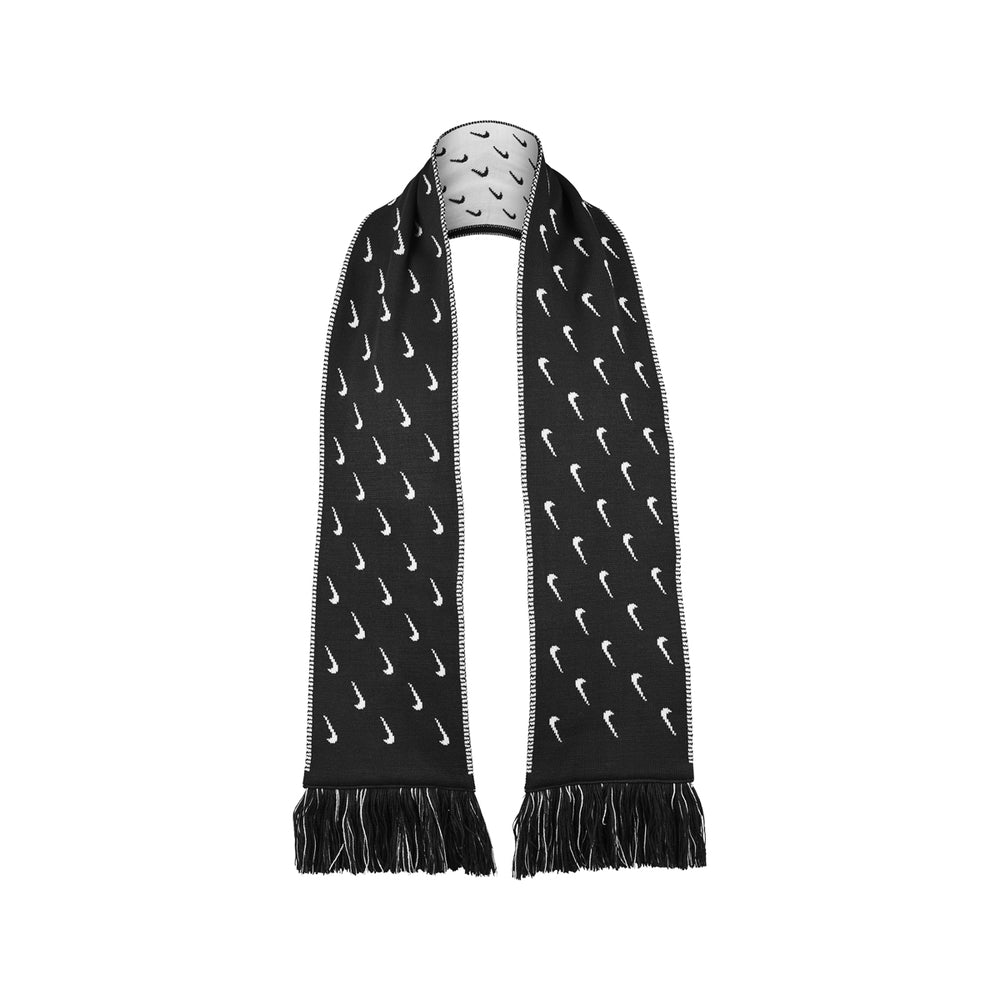 Nike Swoosh Scarf Black / White - achilles heel