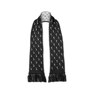 Nike Swoosh Scarf Black / White - achilles heel