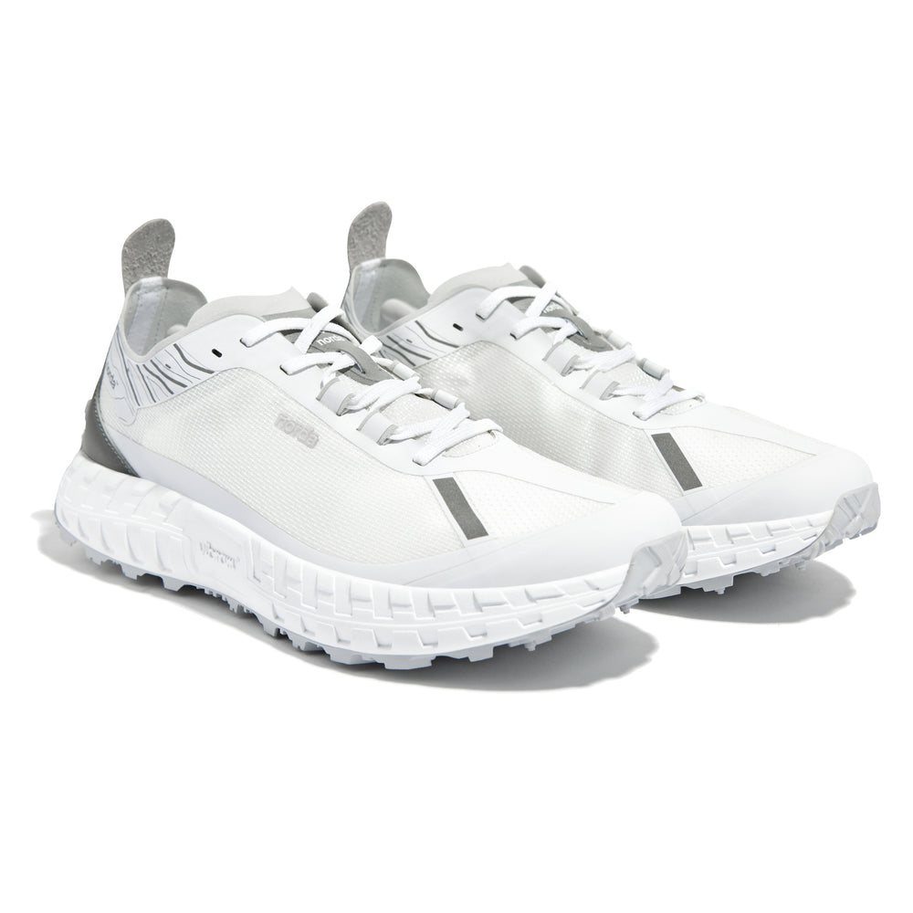 norda Men's 001 Trail Running Shoes White / Grey - achilles heel