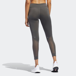 Adidas Women's Own The Run 7/8 Tight Grey - achilles heel