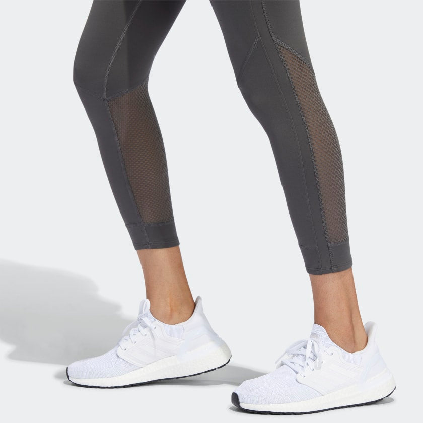 Adidas Women's Own The Run 7/8 Tight Grey - achilles heel