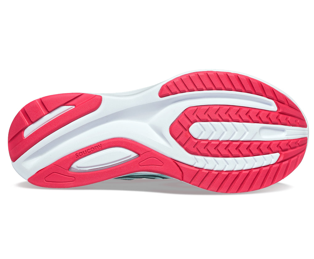Saucony Women's Guide 16 Running Shoes Mineral / Rose - achilles heel