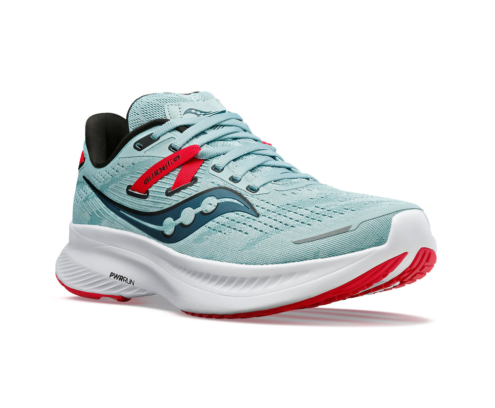 Saucony Women's Guide 16 Running Shoes Mineral / Rose - achilles heel