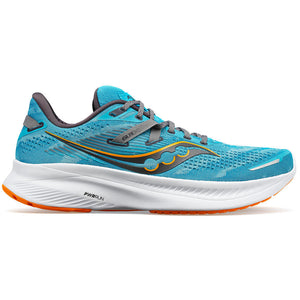 Saucony Men's Guide 16 Running Shoes Agave / Marigold - achilles heel