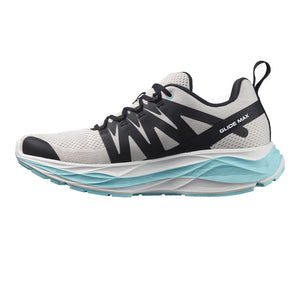 Salomon Glide Max Running Shoes Lunar Rock / Black / Tanager Turquoise - achilles heel