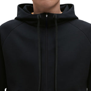 On Men's Zipped Hoodie Black - achilles heel