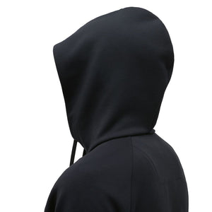 On Men's Zipped Hoodie Black - achilles heel