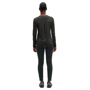 On Women's Long Tight Lumos Black - achilles heel