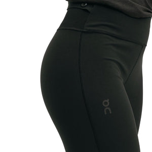 On Women's Long Tight Lumos Black - achilles heel
