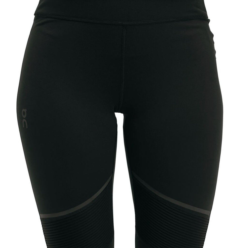 On Women's Long Tight Lumos Black - achilles heel