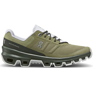 On Women's Cloudventure Trail Running Shoes Olive / Fir - achilles heel