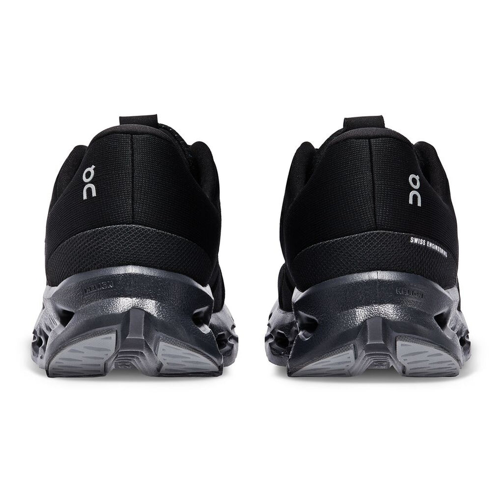 On Women's Cloudsurfer Running Shoes All Black - achilles heel