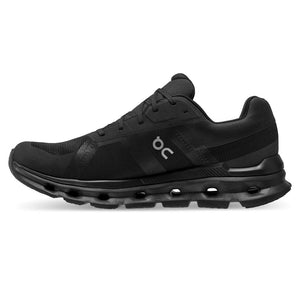 On Men's Cloudrunner Waterproof Running Shoes Black - achilles heel