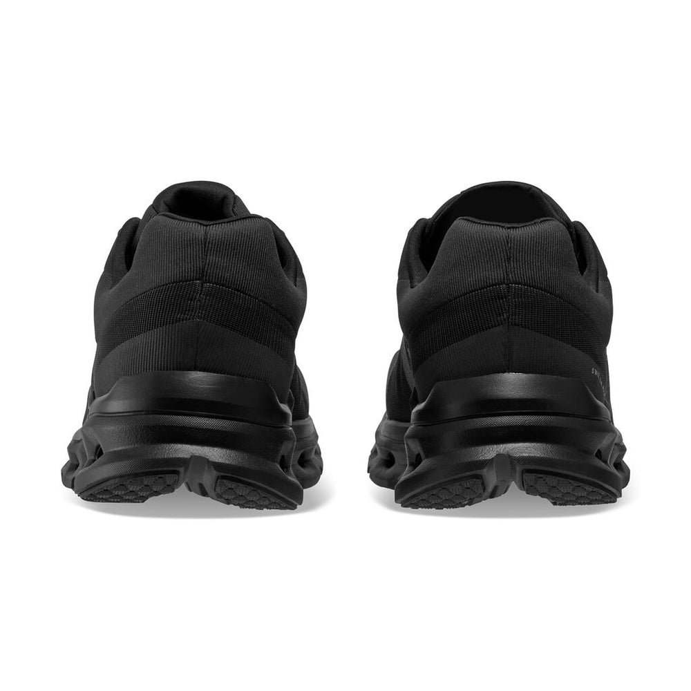 On Men's Cloudrunner Waterproof Running Shoes Black - achilles heel