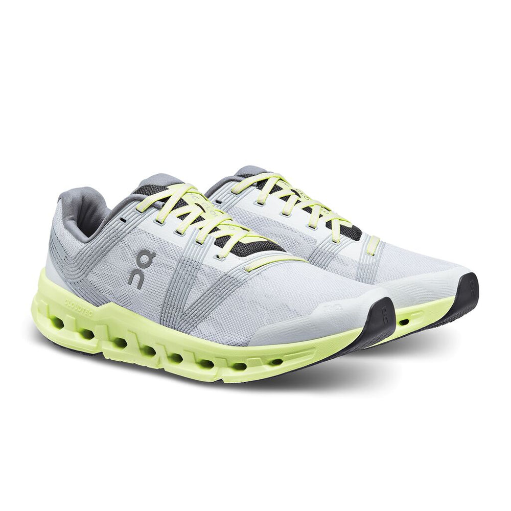 On Women's Cloudgo Running Shoes Frost / Hay - achilles heel