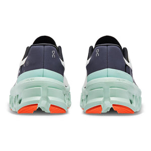 On Women's Cloudmonster Running Shoes Undyed-White / Creek - achilles heel