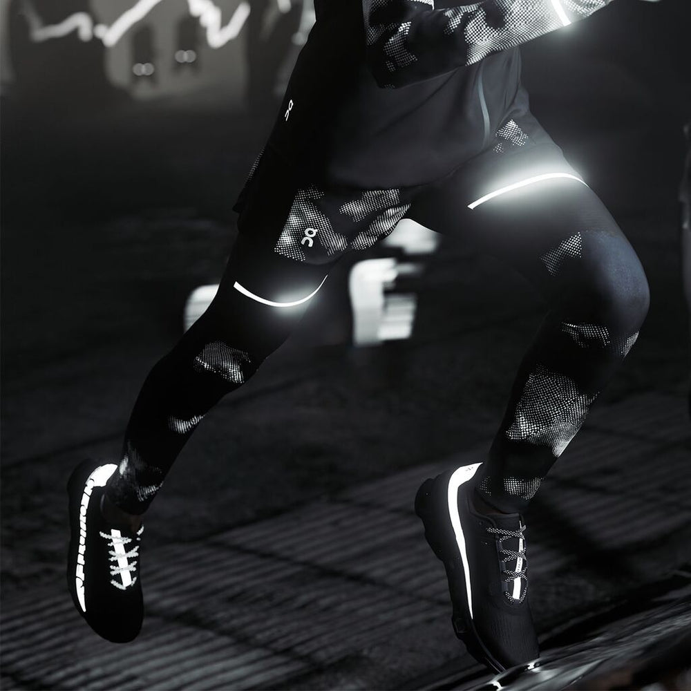 On Women's Long Tight Lumos Black - achilles heel
