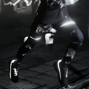 On Women's Long Tight Lumos Black - achilles heel